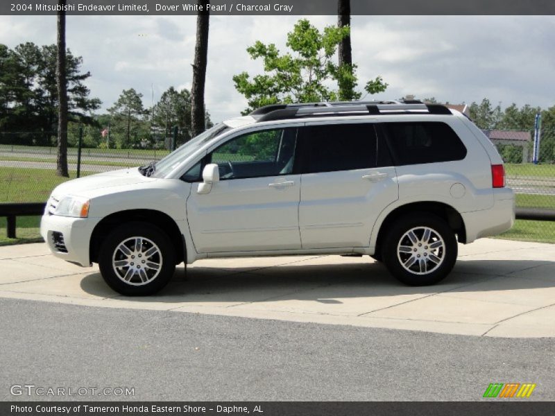 Dover White Pearl / Charcoal Gray 2004 Mitsubishi Endeavor Limited