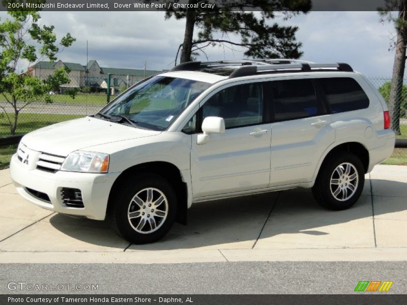 Dover White Pearl / Charcoal Gray 2004 Mitsubishi Endeavor Limited