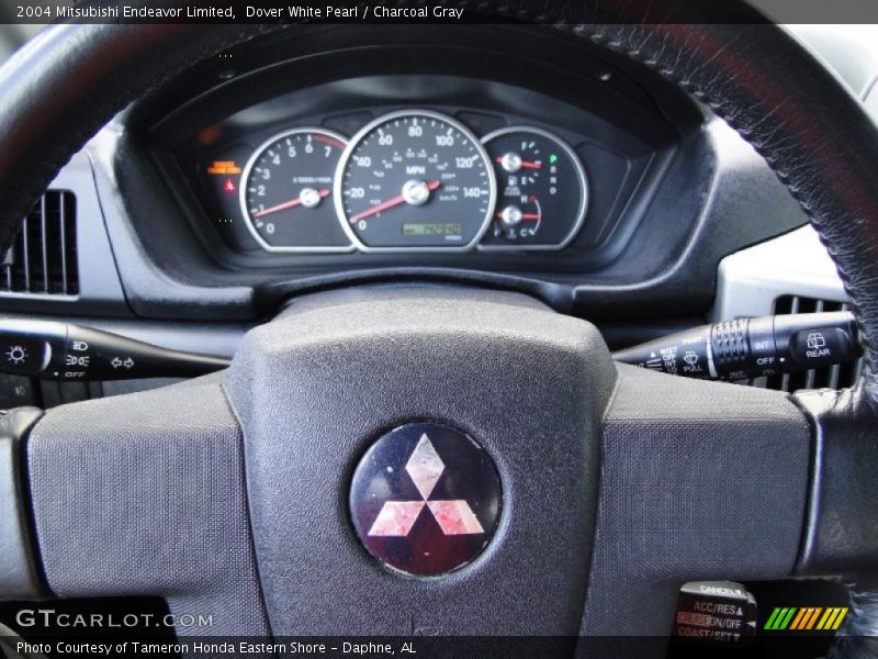 Dover White Pearl / Charcoal Gray 2004 Mitsubishi Endeavor Limited