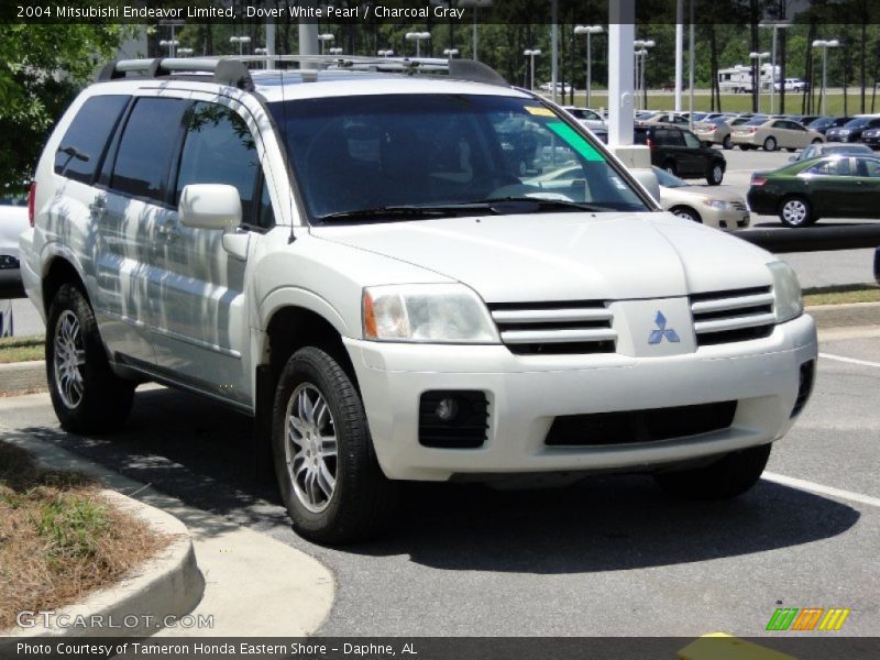 Dover White Pearl / Charcoal Gray 2004 Mitsubishi Endeavor Limited