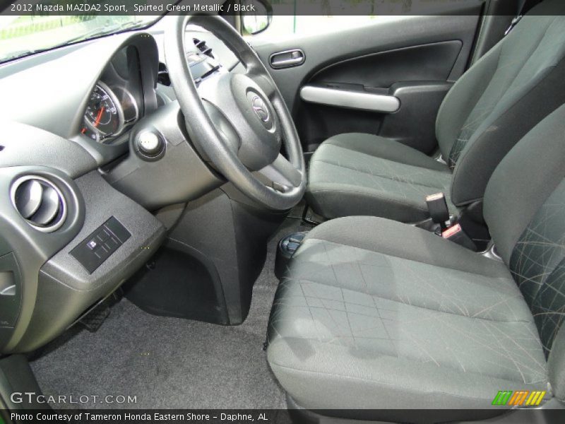 Spirted Green Metallic / Black 2012 Mazda MAZDA2 Sport