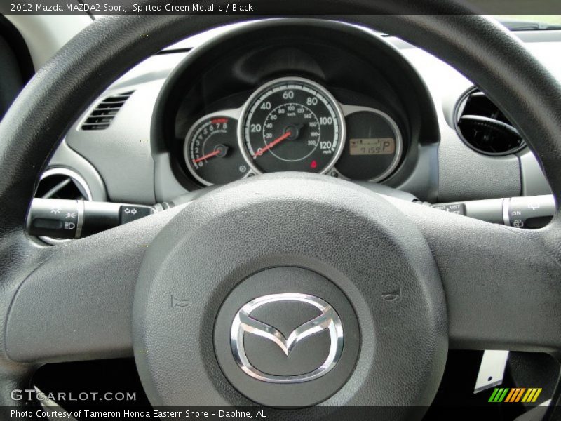 Spirted Green Metallic / Black 2012 Mazda MAZDA2 Sport