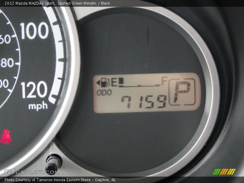 Spirted Green Metallic / Black 2012 Mazda MAZDA2 Sport