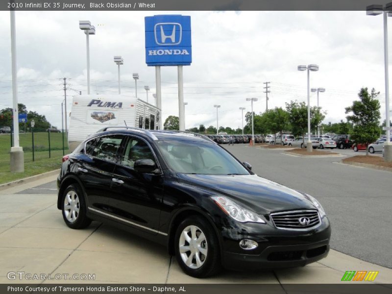 Black Obsidian / Wheat 2010 Infiniti EX 35 Journey
