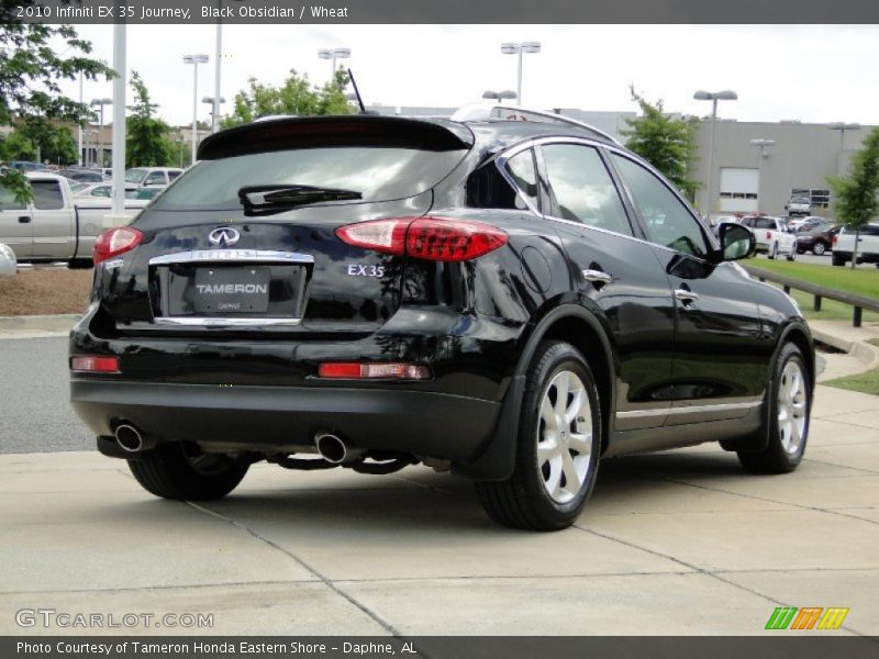 Black Obsidian / Wheat 2010 Infiniti EX 35 Journey