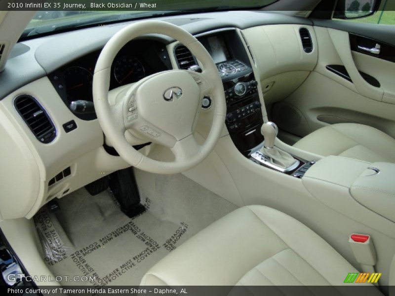 Black Obsidian / Wheat 2010 Infiniti EX 35 Journey