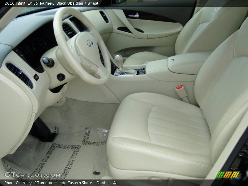 Black Obsidian / Wheat 2010 Infiniti EX 35 Journey