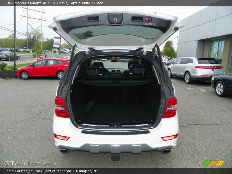 Arctic White / Black 2009 Mercedes-Benz ML 550 4Matic
