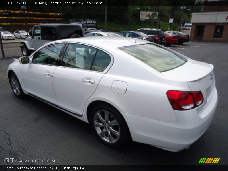 Starfire Pearl White / Parchment 2010 Lexus GS 350 AWD