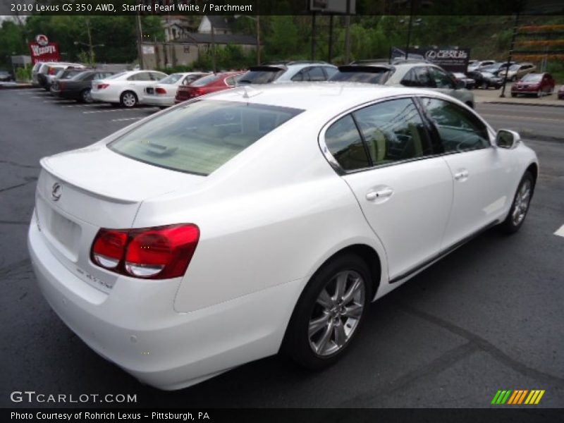 Starfire Pearl White / Parchment 2010 Lexus GS 350 AWD