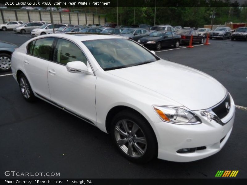 Starfire Pearl White / Parchment 2010 Lexus GS 350 AWD