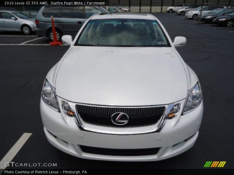 Starfire Pearl White / Parchment 2010 Lexus GS 350 AWD