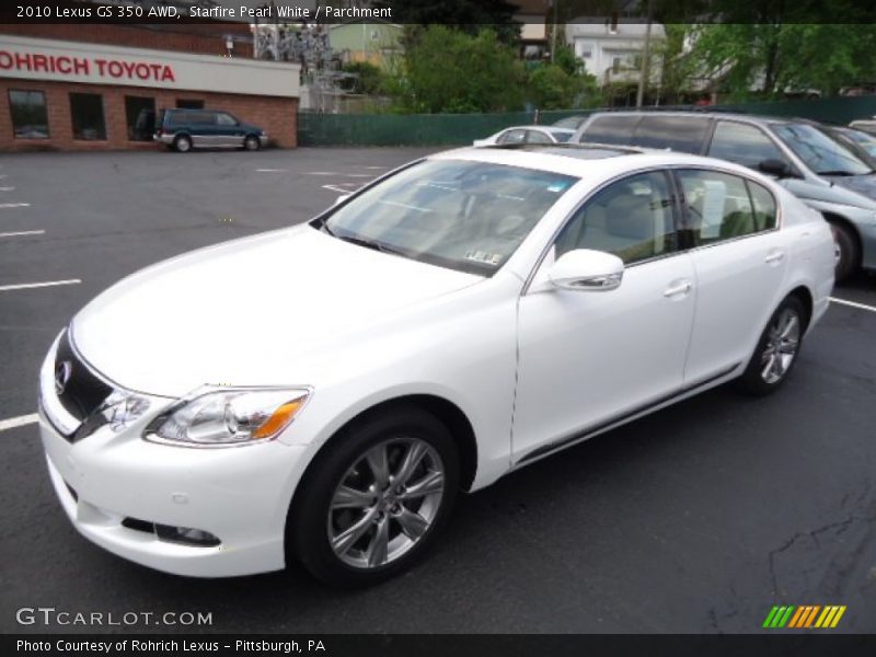 Starfire Pearl White / Parchment 2010 Lexus GS 350 AWD