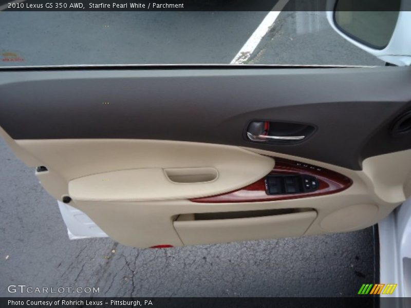 Starfire Pearl White / Parchment 2010 Lexus GS 350 AWD