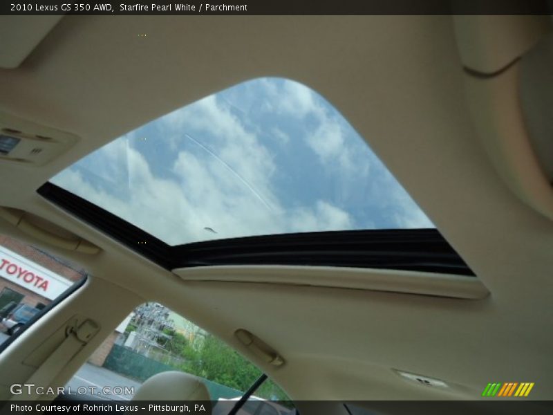Starfire Pearl White / Parchment 2010 Lexus GS 350 AWD