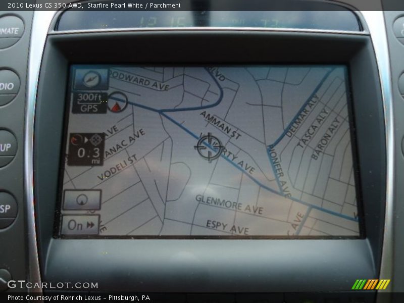 Starfire Pearl White / Parchment 2010 Lexus GS 350 AWD