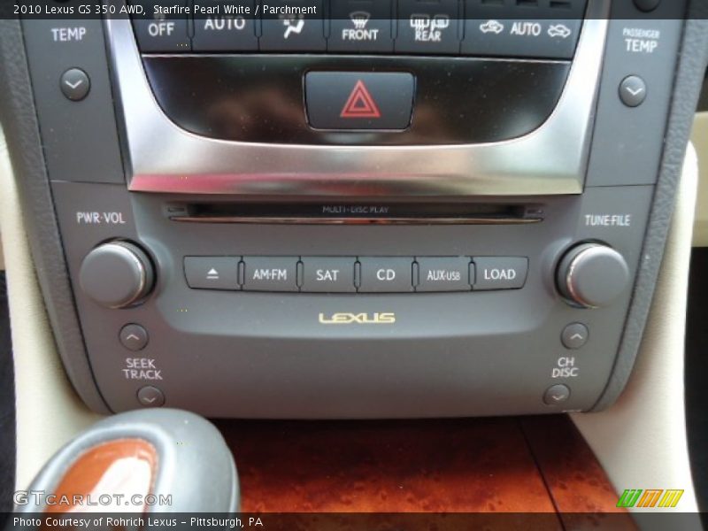 Starfire Pearl White / Parchment 2010 Lexus GS 350 AWD