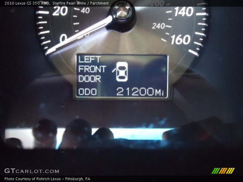 Starfire Pearl White / Parchment 2010 Lexus GS 350 AWD