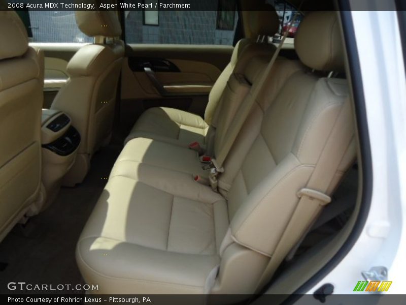Aspen White Pearl / Parchment 2008 Acura MDX Technology