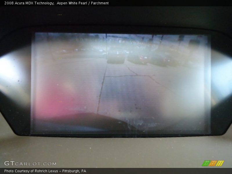 Aspen White Pearl / Parchment 2008 Acura MDX Technology