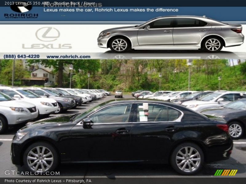 Obsidian Black / Flaxen 2013 Lexus GS 350 AWD