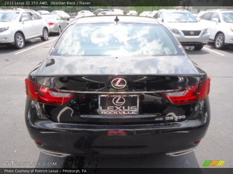 Obsidian Black / Flaxen 2013 Lexus GS 350 AWD