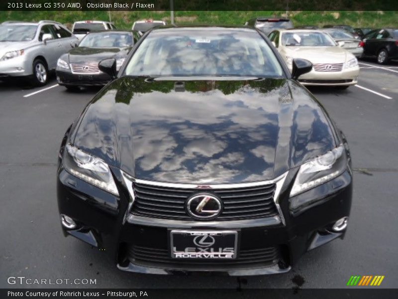 Obsidian Black / Flaxen 2013 Lexus GS 350 AWD