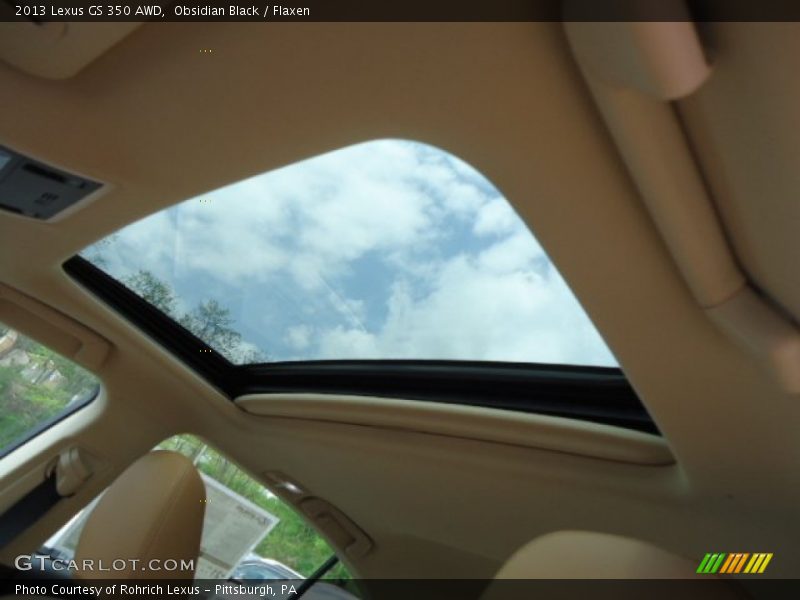 Obsidian Black / Flaxen 2013 Lexus GS 350 AWD