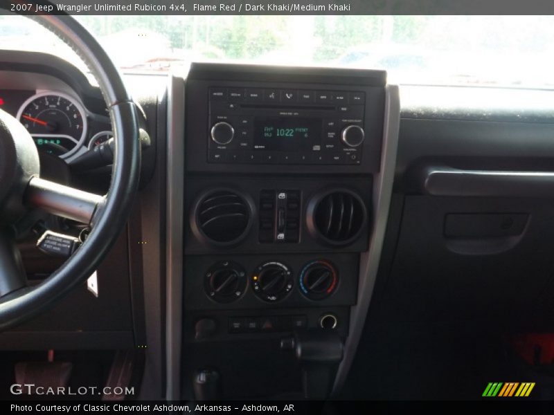 Flame Red / Dark Khaki/Medium Khaki 2007 Jeep Wrangler Unlimited Rubicon 4x4