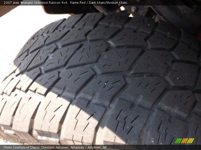 Flame Red / Dark Khaki/Medium Khaki 2007 Jeep Wrangler Unlimited Rubicon 4x4