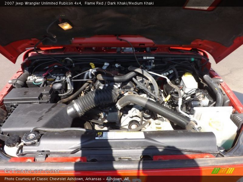 Flame Red / Dark Khaki/Medium Khaki 2007 Jeep Wrangler Unlimited Rubicon 4x4