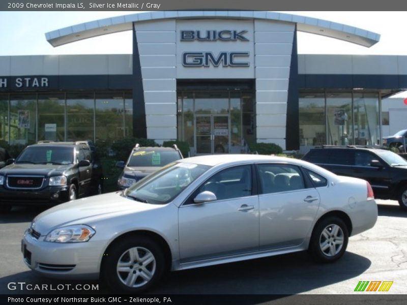 Silver Ice Metallic / Gray 2009 Chevrolet Impala LS