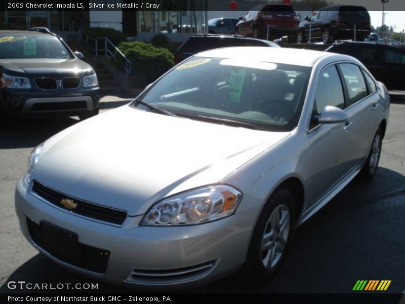 Silver Ice Metallic / Gray 2009 Chevrolet Impala LS