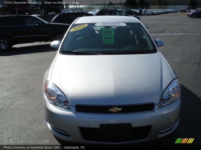 Silver Ice Metallic / Gray 2009 Chevrolet Impala LS