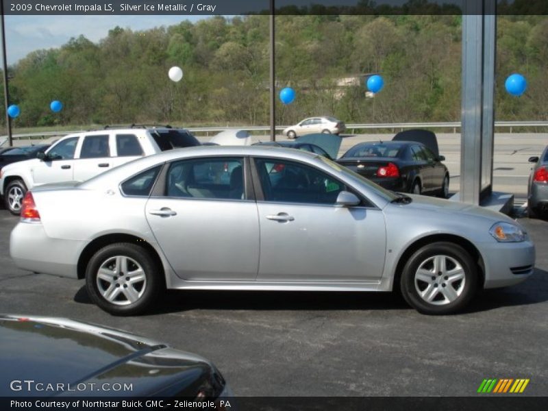 Silver Ice Metallic / Gray 2009 Chevrolet Impala LS