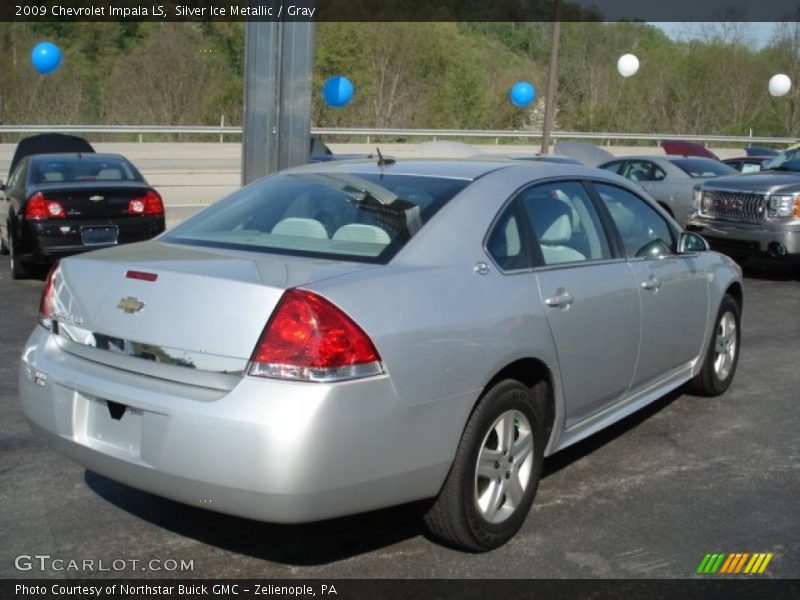 Silver Ice Metallic / Gray 2009 Chevrolet Impala LS