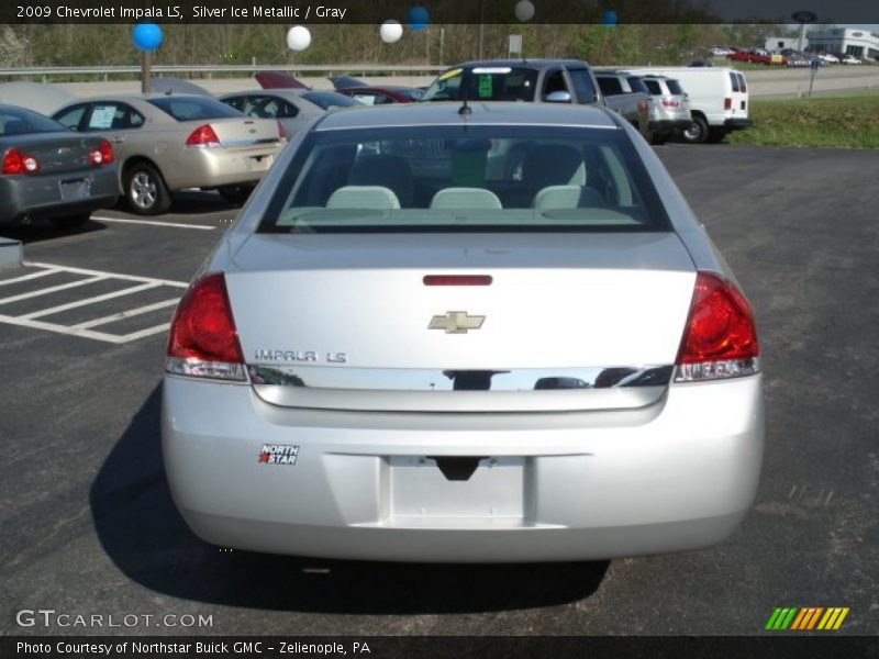 Silver Ice Metallic / Gray 2009 Chevrolet Impala LS