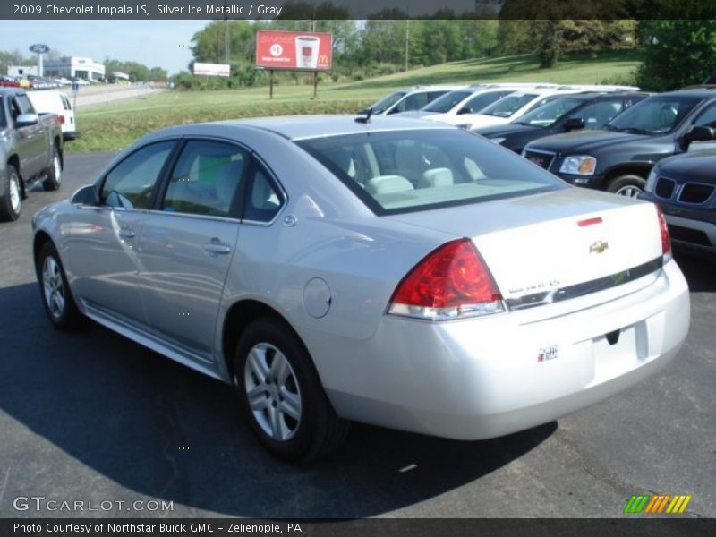 Silver Ice Metallic / Gray 2009 Chevrolet Impala LS