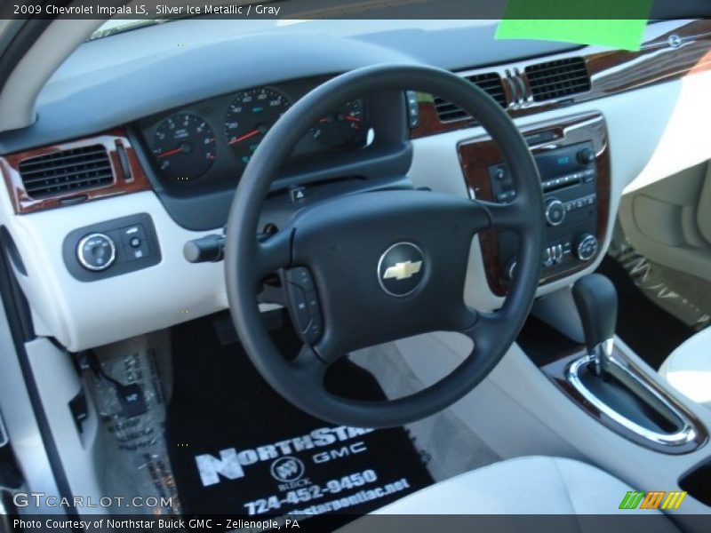 Silver Ice Metallic / Gray 2009 Chevrolet Impala LS