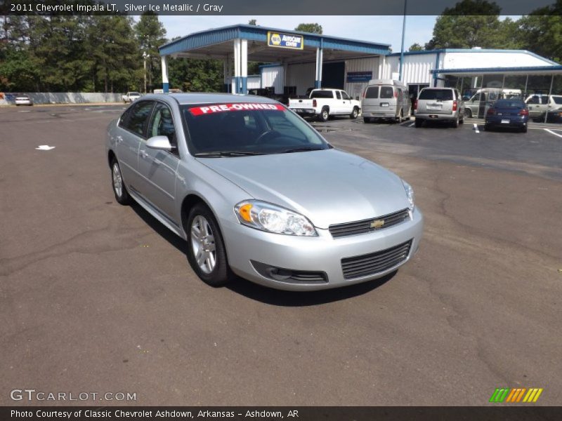 Silver Ice Metallic / Gray 2011 Chevrolet Impala LT