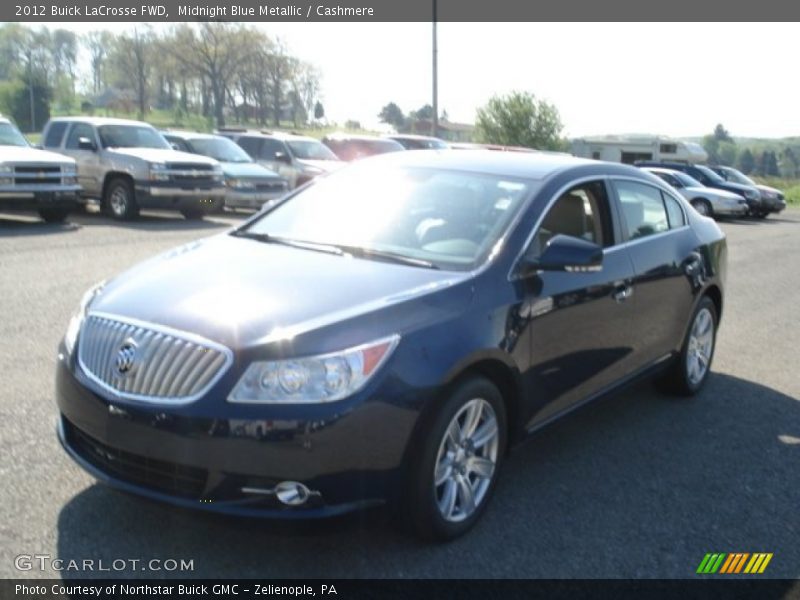 Midnight Blue Metallic / Cashmere 2012 Buick LaCrosse FWD