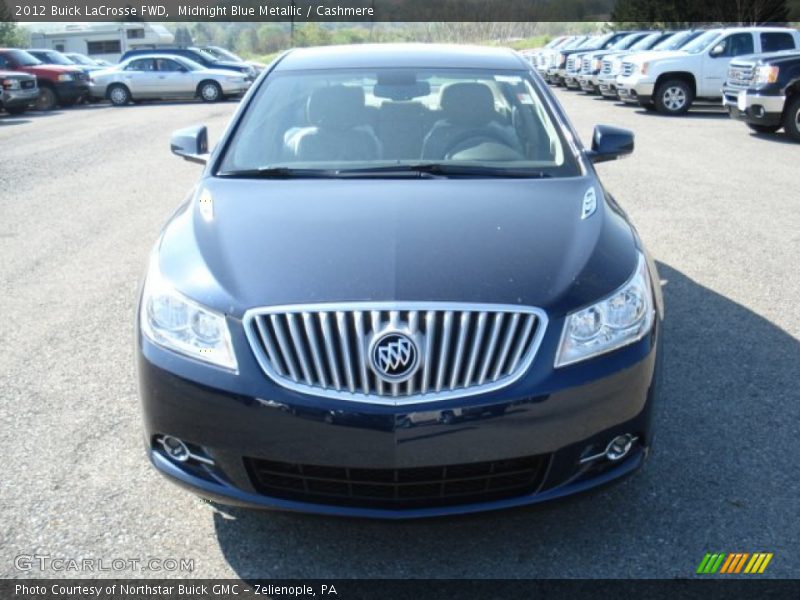Midnight Blue Metallic / Cashmere 2012 Buick LaCrosse FWD