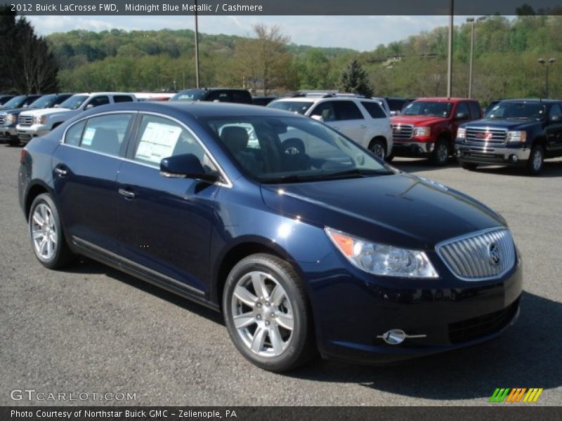 Midnight Blue Metallic / Cashmere 2012 Buick LaCrosse FWD