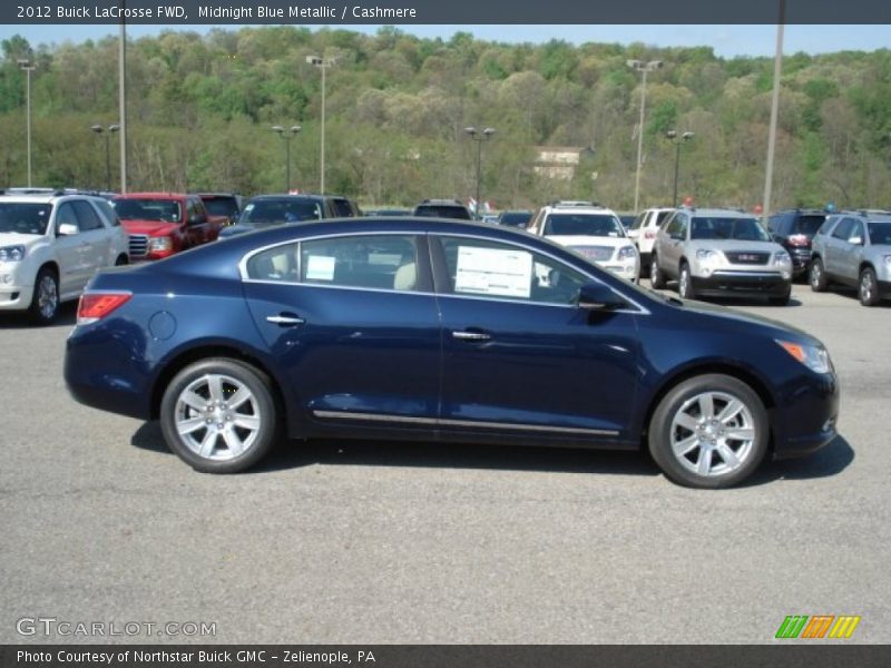 Midnight Blue Metallic / Cashmere 2012 Buick LaCrosse FWD