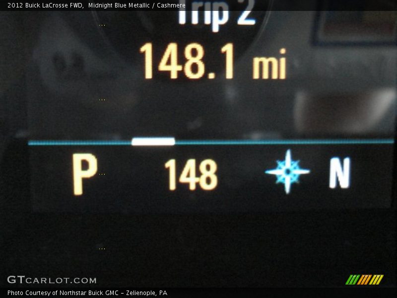 Midnight Blue Metallic / Cashmere 2012 Buick LaCrosse FWD