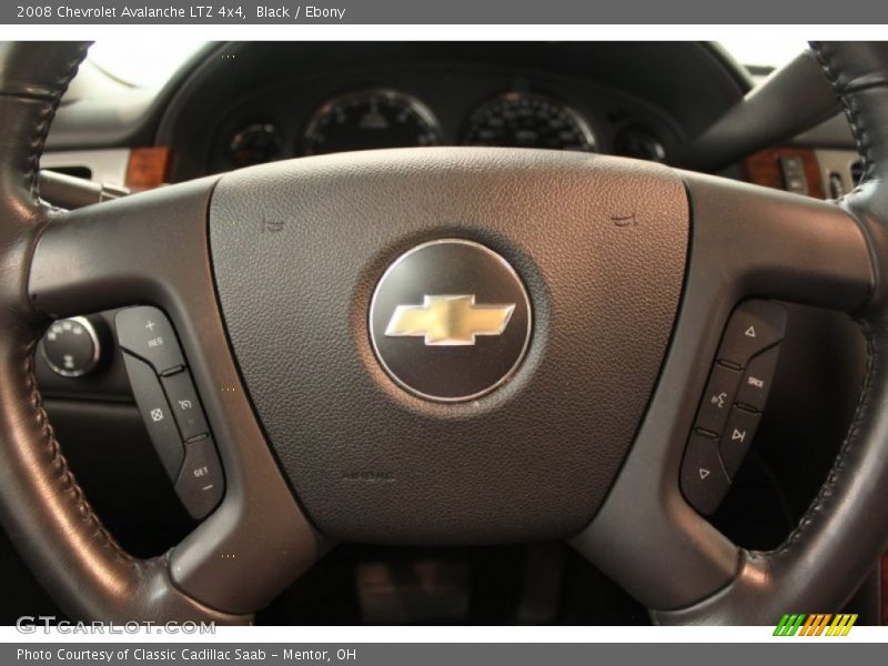 Black / Ebony 2008 Chevrolet Avalanche LTZ 4x4