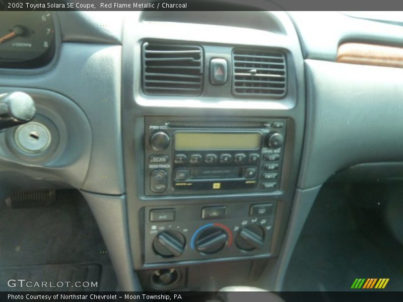 Red Flame Metallic / Charcoal 2002 Toyota Solara SE Coupe