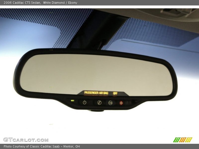 White Diamond / Ebony 2006 Cadillac CTS Sedan
