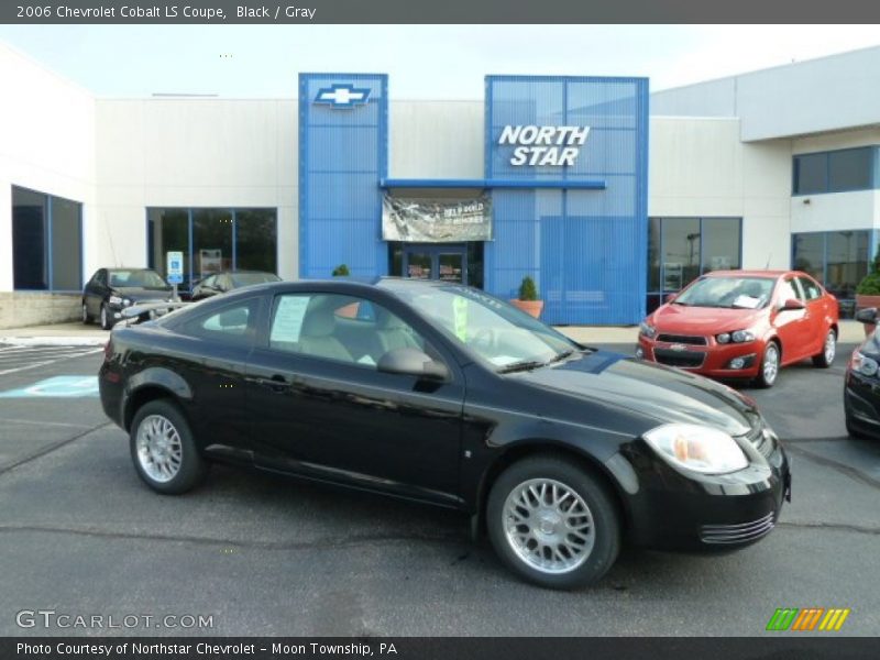 Black / Gray 2006 Chevrolet Cobalt LS Coupe