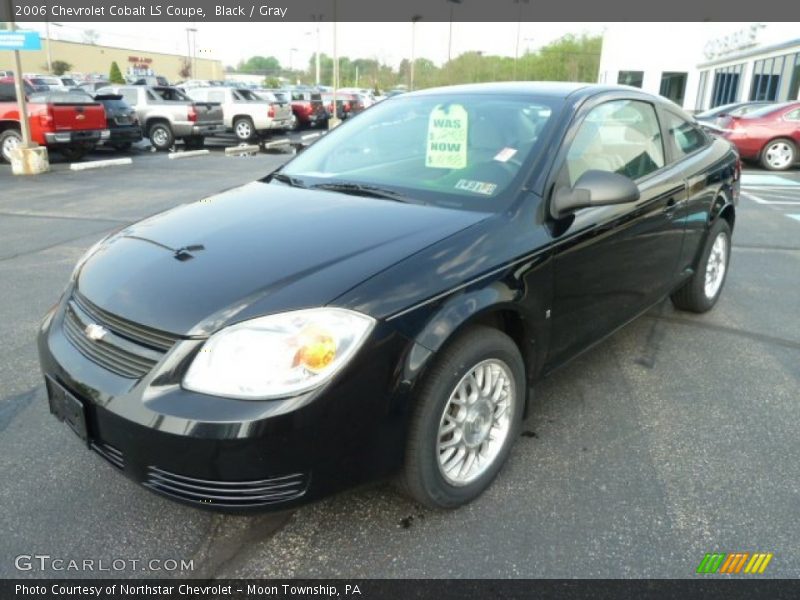 Black / Gray 2006 Chevrolet Cobalt LS Coupe